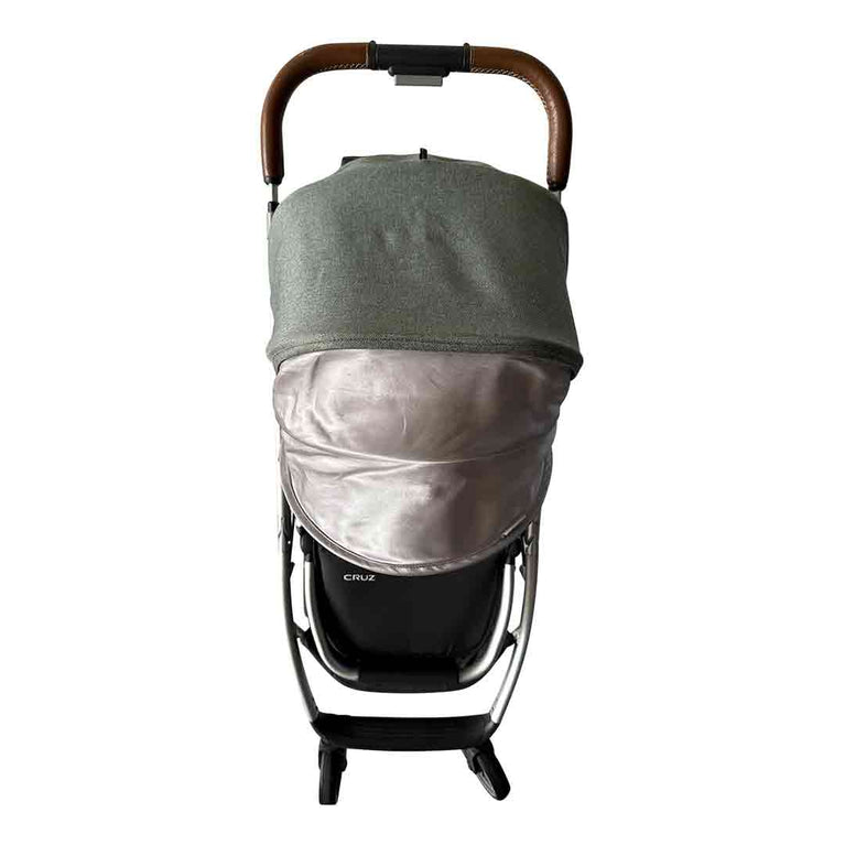 UPPAbaby-Cruz-Stroller-with-Bassinet-(2018)-Green-Melange-18
