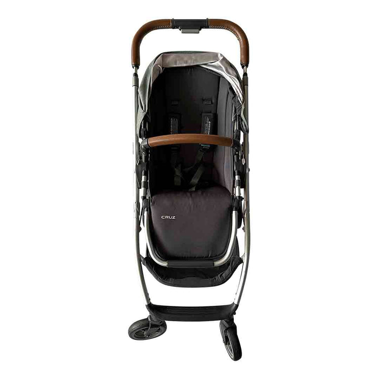 UPPAbaby-Cruz-Stroller-with-Bassinet-(2018)-Green-Melange-3