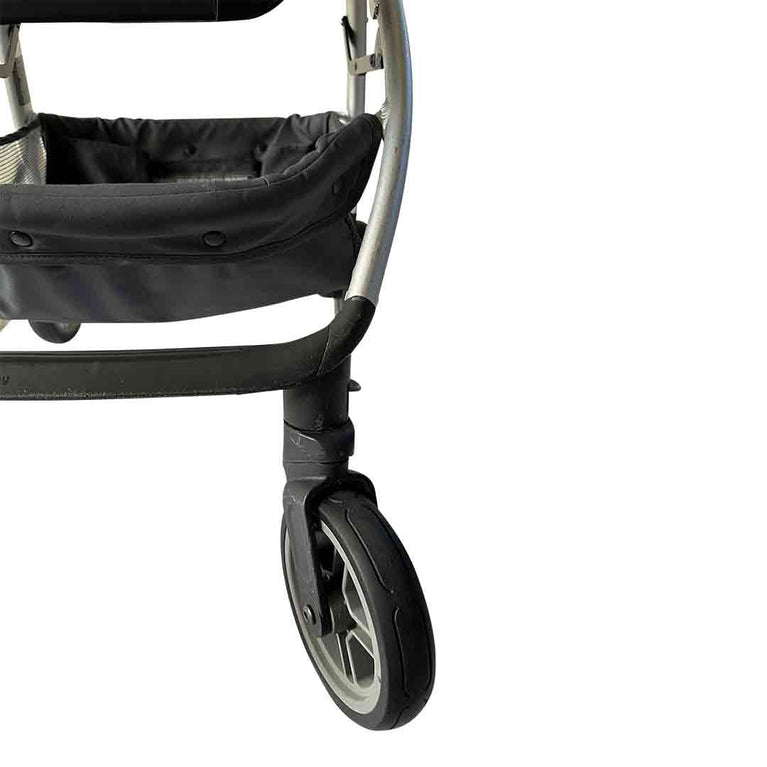 UPPAbaby-Cruz-Stroller-with-Bassinet-(2018)-Green-Melange-9