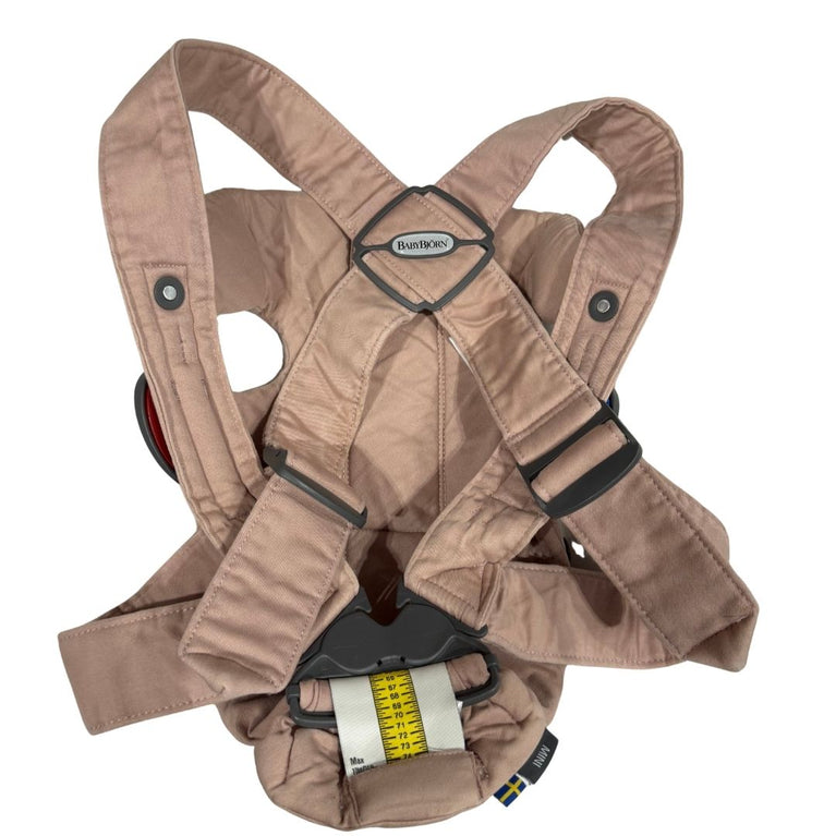 BabyBjörn Baby Carrier Mini Woven - Dusty Pink