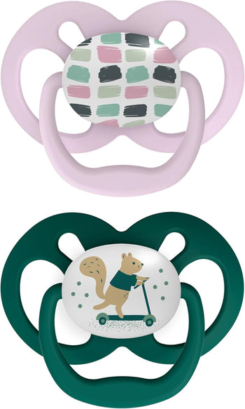 Dr.-Brown's-Pacifier-Stage-2,-Pink-Airplanes-,-Piece-of-1-1-1-1