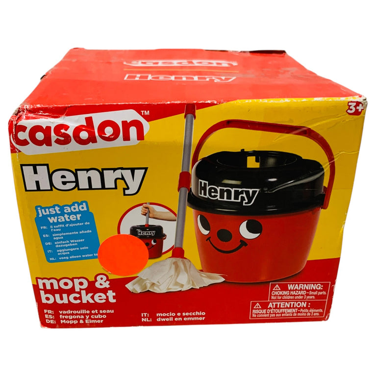 Casdon-Henry-Mop-&-Bucket---Red-1-1