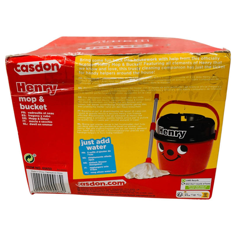 Casdon-Henry-Mop-&-Bucket---Red-1-1