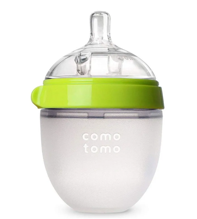 comotomo-natural-feel-baby-bottle-single-pack-green-white-150-ml-1