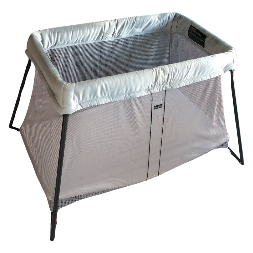 BabyBjorn Travel Cot Light Grey Shop used Travel Cots in UAE