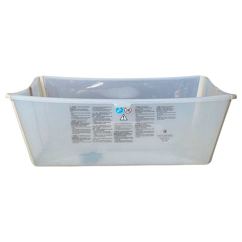 Stokke-Flexi-Bath-Tub-With-Newborn-Support-&-Stand-Set-White/Grey--2-3