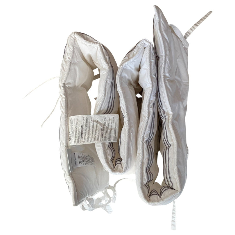 Pottery-Barn-Kids-Baby-Crib-Bumper-White-with-Gray-Border-1-3