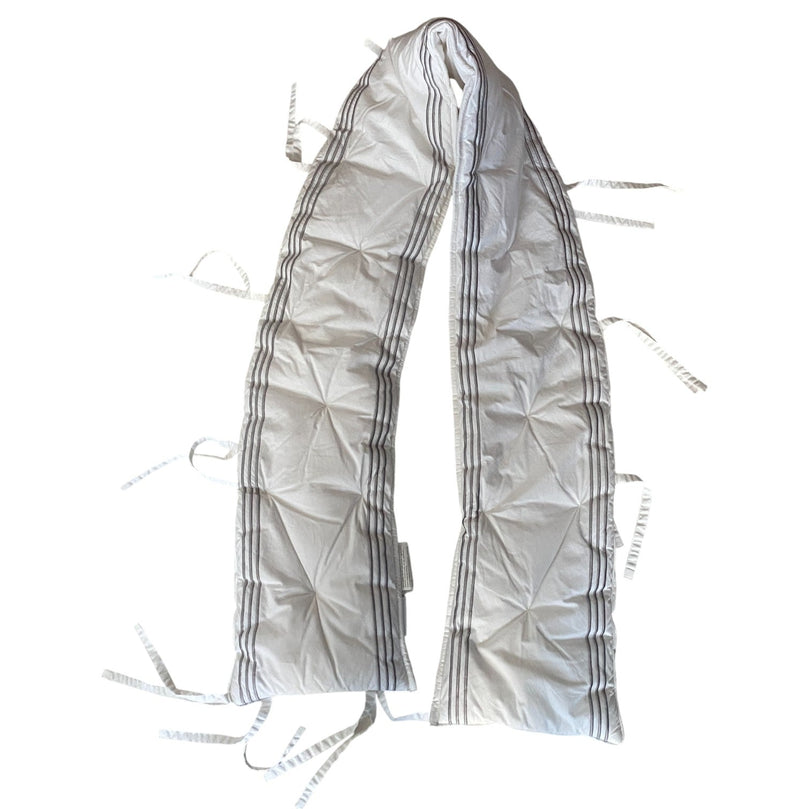 Pottery-Barn-Kids-Baby-Crib-Bumper-White-with-Gray-Border-1-4