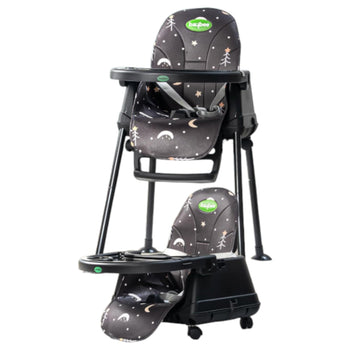 Baybee 4 in 1 Convertible Baby High Chair for Kids- Black