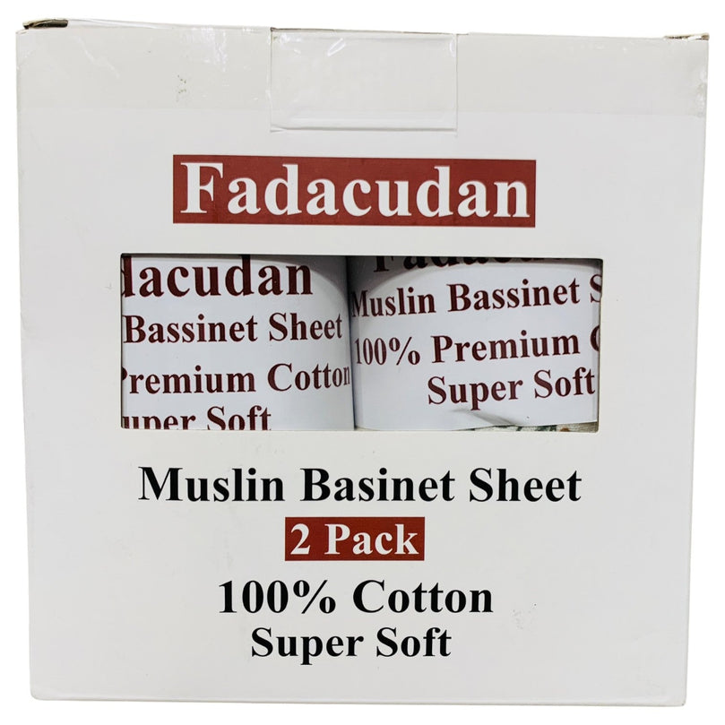 Fadacudan-Muslin-Bassinet-Sheet-Roman-Green-&-Botanical-Leaf-1-1