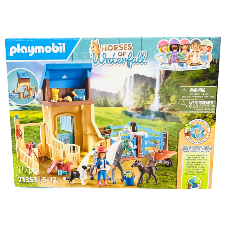 Playmobil-Horses-of-Waterfall-Horse-Stall-with-Amelia-and-Whisper-1-2
