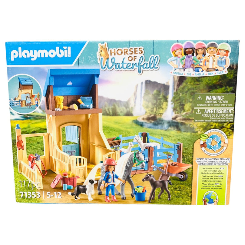 Playmobil-Horses-of-Waterfall-Horse-Stall-with-Amelia-and-Whisper-1-2