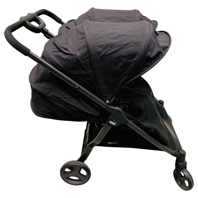 Armadillo-Twin-Folding-Pushchair-Black-Jack-1-3