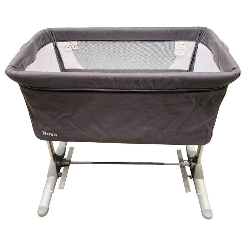 Jikel-Nova-Baby-Bedside-Crib-Dark-Grey-1-2