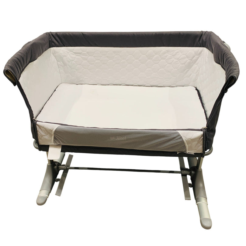 Jikel-Nova-Baby-Bedside-Crib-Dark-Grey-1-4