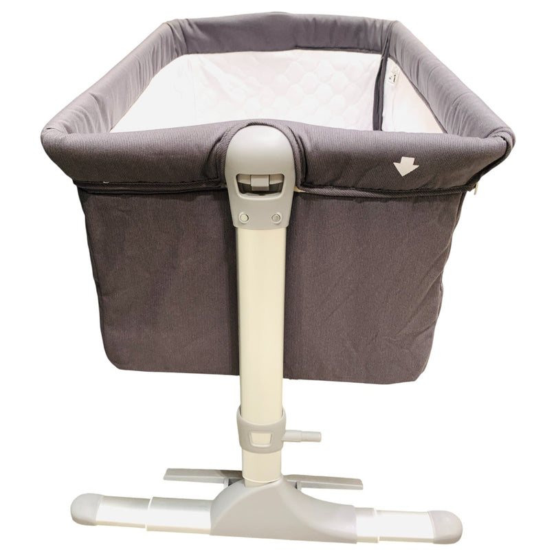 Jikel-Nova-Baby-Bedside-Crib-Dark-Grey-1-6