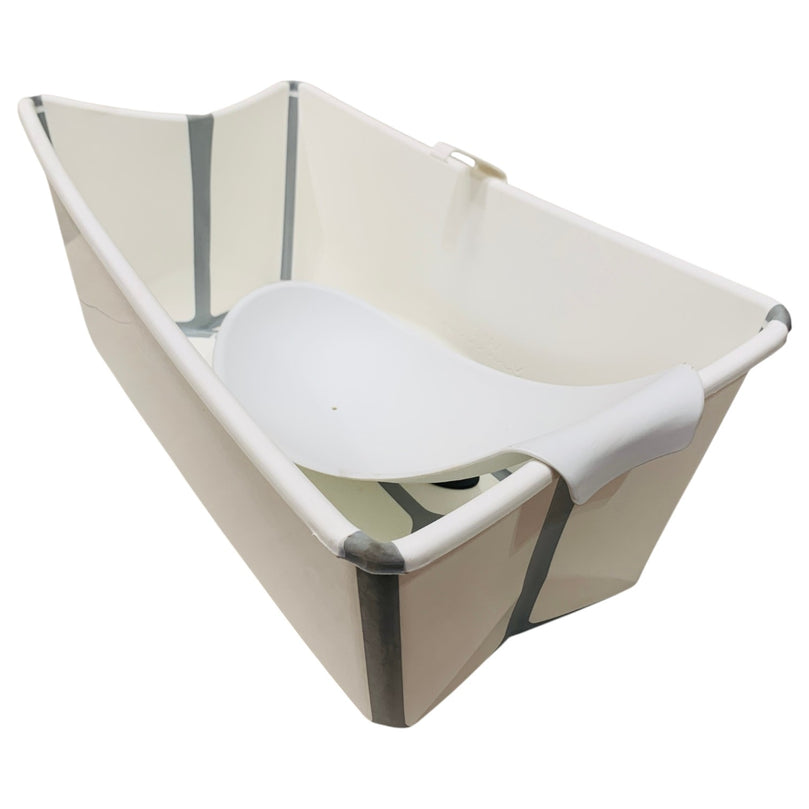 Stokke-Flexibath-Foldable-Bath-Tub-With-Newborn-Support-White-&-Grey-7-1