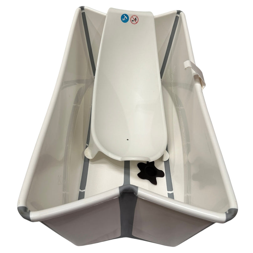 Stokke-Flexibath-Foldable-Bath-Tub-With-Newborn-Support-White-&-Grey-5-2