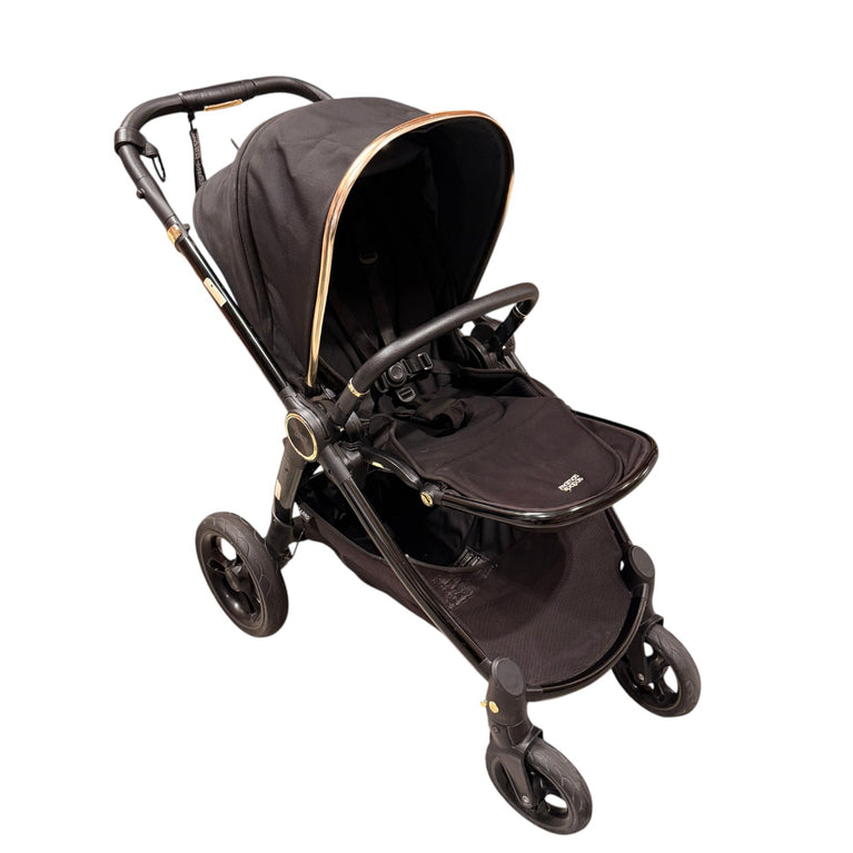 Mamas-&-Papas-Ocarro-Signature-Edition-Jewel-Pushchair-(Black-Diamond)-&-Carry-Cot-(Midnight-Blue)-1-2