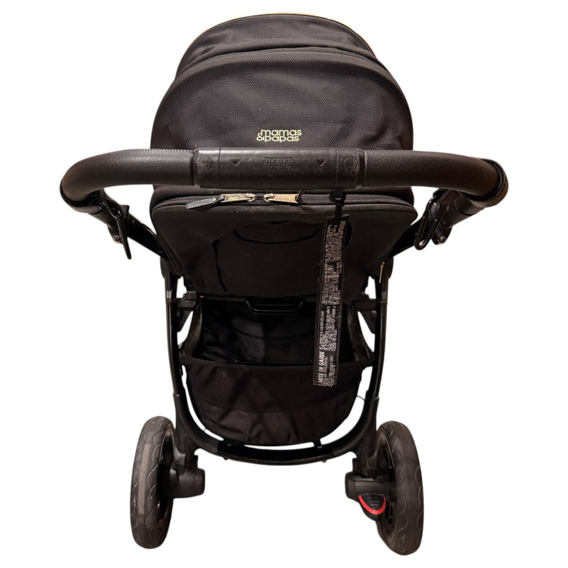 Mamas-&-Papas-Ocarro-Signature-Edition-Jewel-Pushchair-(Black-Diamond)-&-Carry-Cot-(Midnight-Blue)-1-6