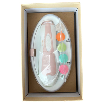 Haakaa-Baby-Nail-Trimmer-Electric-Safe-Clippers-File-Kit-Manicure-Set-Pink-4-1