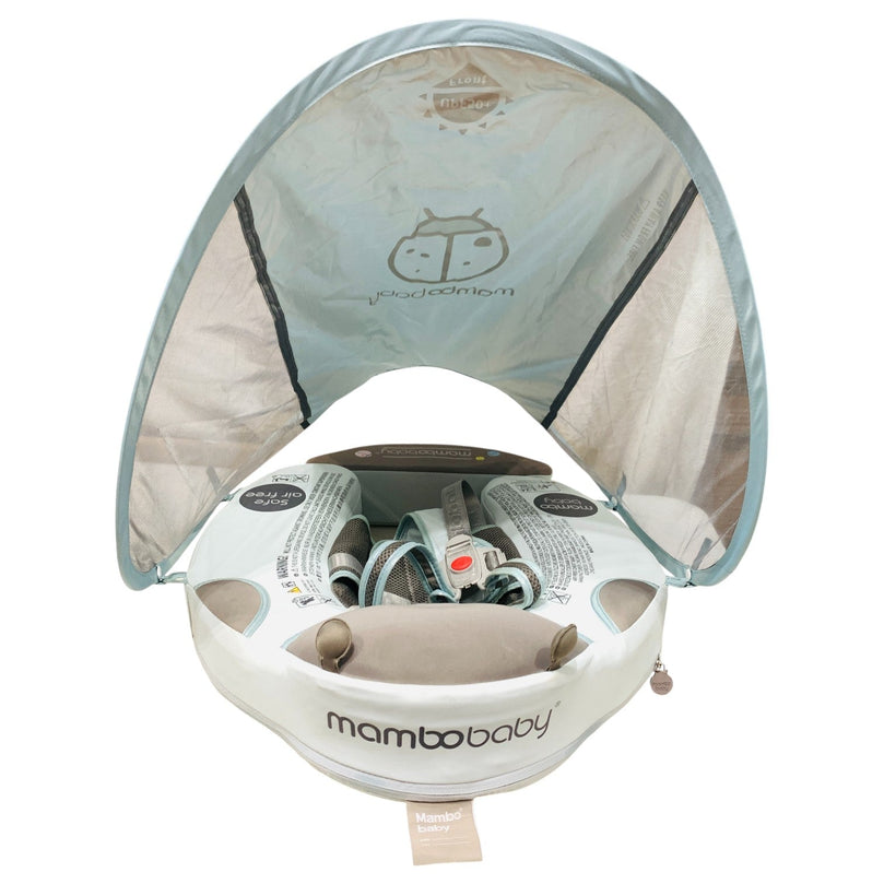 Mambobaby-Baby-Swim-Float-with-Canopy-Non-Inflatable-Infant-Pool-1-7