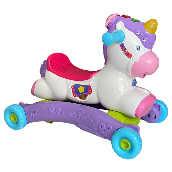 Vtech Rocking Unicorn VTech Rock & Ride Interactive Musical Riding Unicorn | Shop used ...