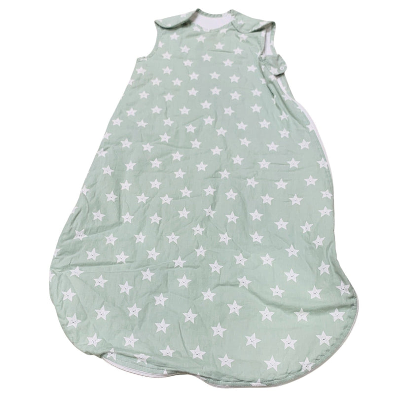 John-Lewis-Sleeping-bag-1-Tog-Green-with-White-Stars-1-3