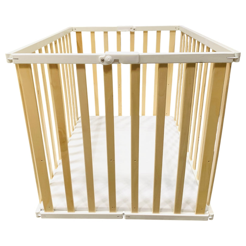 Roba-Wooden-Folding-Playpen-(Two-Tone)-1-2