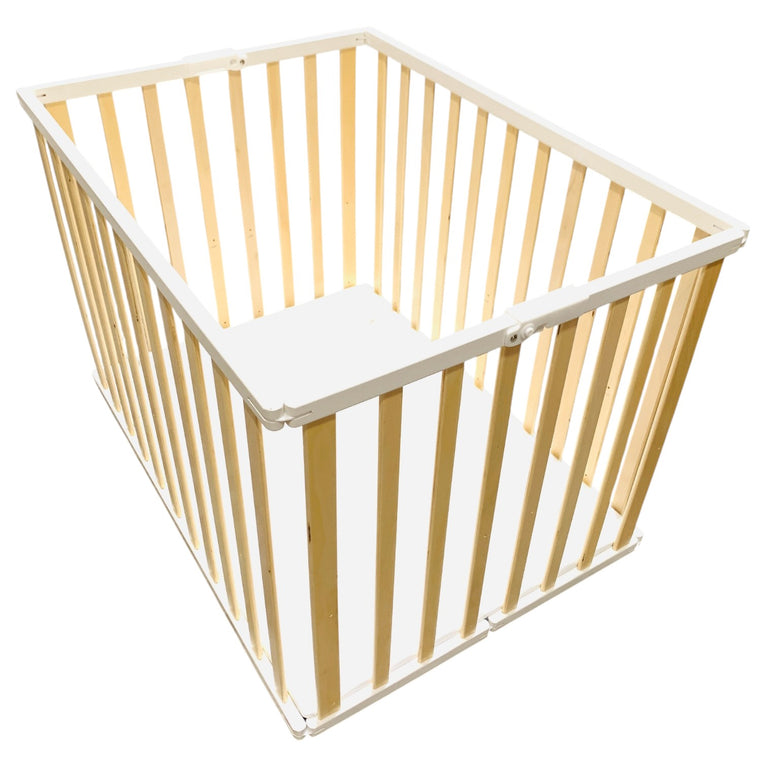 Roba-Wooden-Folding-Playpen-(Two-Tone)-1-4