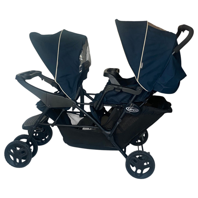 Graco-Eclipse-Stadium-Duo-Twin-Stroller-Blue-1-3