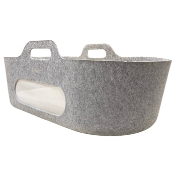Snuz-Baskit-Moses-Basket-w/-Mattress-&-Stand-Set-Dark-Grey-4-1