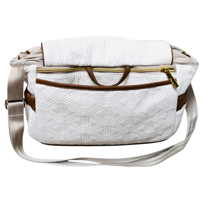 Evenflo-Diaper-Bag-White/Brown-1-3