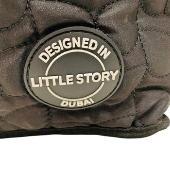 Little-Story-Premium-Stroller-Bag-Quilted-Black-1-2