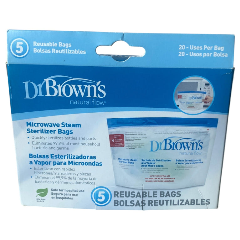 Dr.-Brown’s-Microwave-Steam-Sterilizer-Bags--Pack-of-2-1-3