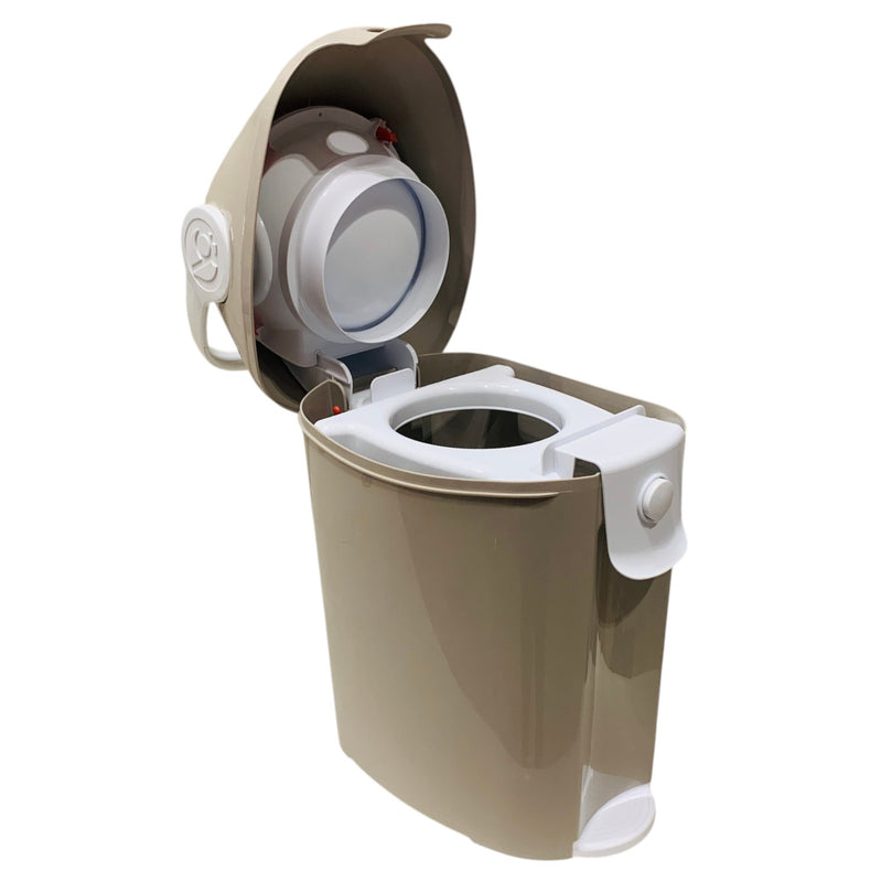 Baby-Trend-Diaper-Pail-Taupe-1-3