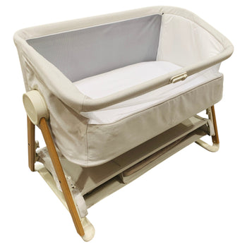 Mamas-&-Papas-Lua-Bedside-Crib-Beige-2-1
