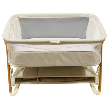 Mamas-&-Papas-Lua-Bedside-Crib-Beige-2-2