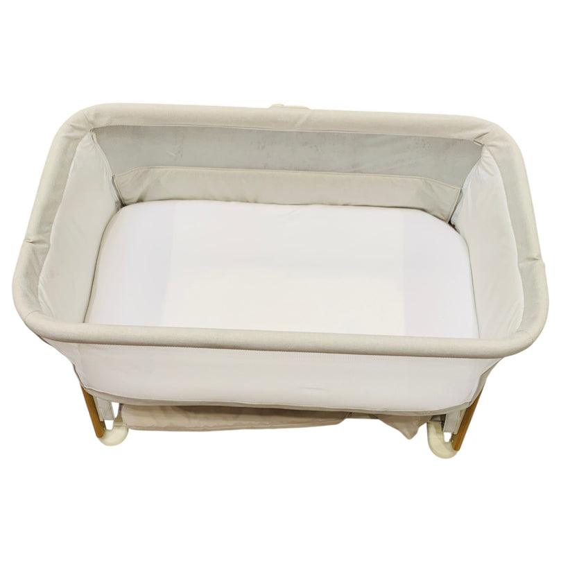 Mamas-&-Papas-Lua-Bedside-Crib-Beige-2-3