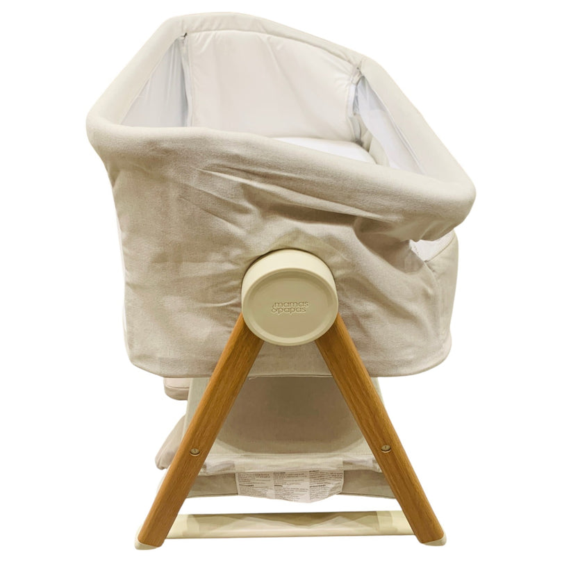 Mamas-&-Papas-Lua-Bedside-Crib-Beige-2-4