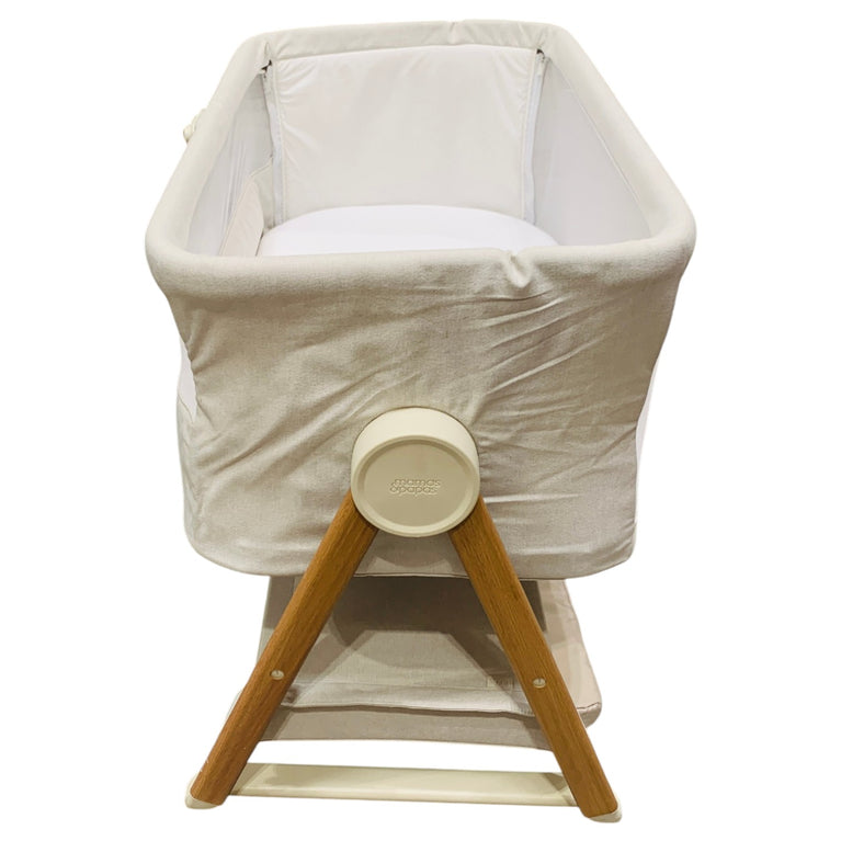 Mamas-&-Papas-Lua-Bedside-Crib-Beige-2-6
