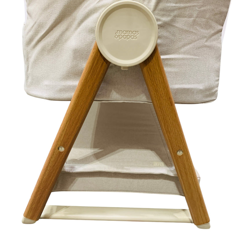 Mamas-&-Papas-Lua-Bedside-Crib-Beige-2-9