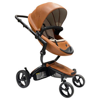 Mima-Xari-Max-2-in-1-Convertible-Stroller-+-Bassinet-Camel-/-Black-4-1