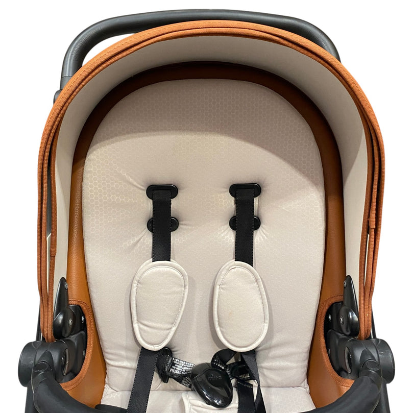 Mima-Xari-Max-2-in-1-Convertible-Stroller-+-Bassinet-Camel-/-Black-4-4