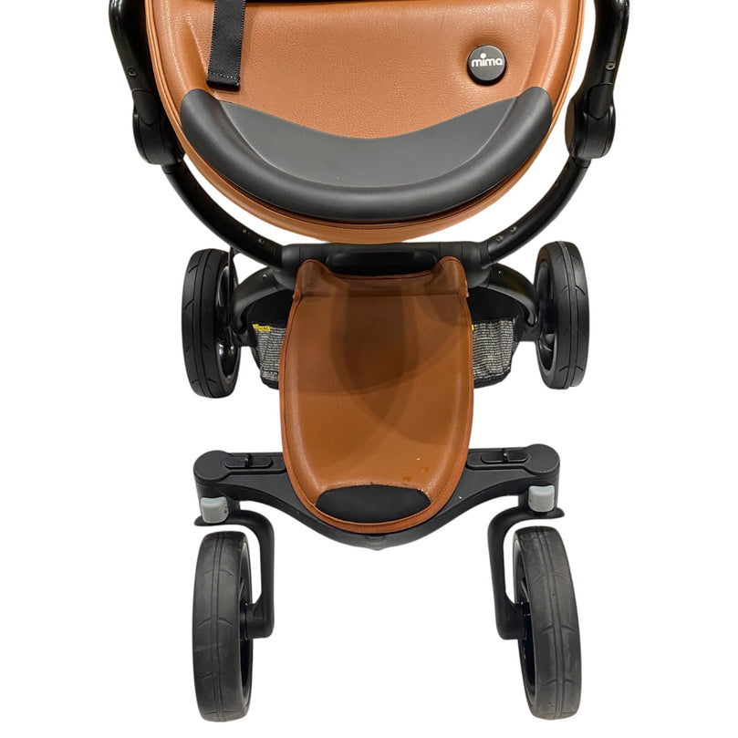 Mima-Xari-Max-2-in-1-Convertible-Stroller-+-Bassinet-Camel-/-Black-4-5