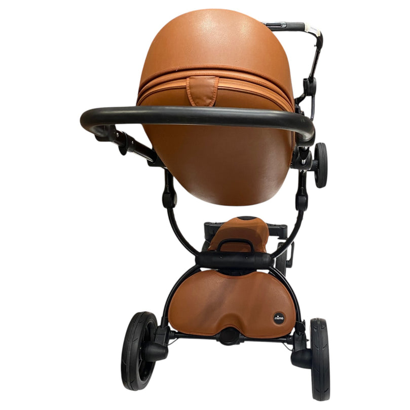 Mima-Xari-Max-2-in-1-Convertible-Stroller-+-Bassinet-Camel-/-Black-4-8