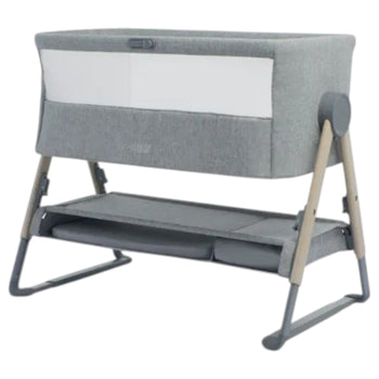 Mamas & Papas Lua Bedside Crib -Grey