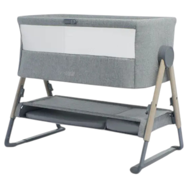 Mamas & Papas Lua Bedside Crib -Grey