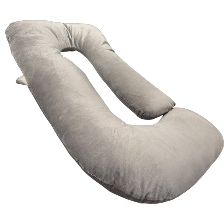 Moon-Organic-U-Shaped-Pregnancy-Pillow-Light-Grey-2-1