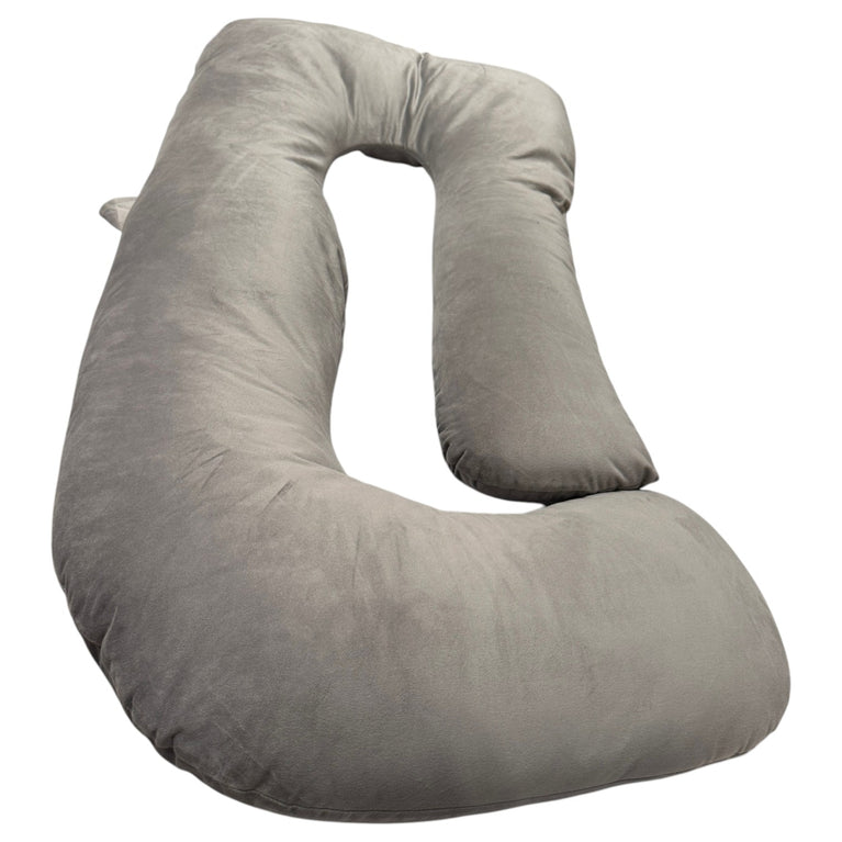 Moon-Organic-U-Shaped-Pregnancy-Pillow-Light-Grey-2-2